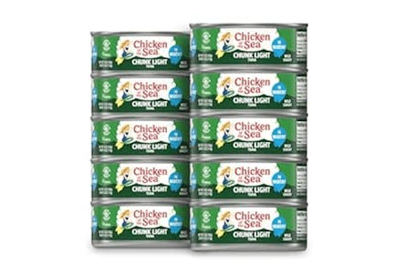 Chicken of the Sea Tuna Can 10-Pack