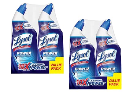 2 Lysol Toilet Cleaner 2-Packs