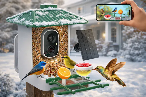 Smart Bird Feeder With Camera, Only $31 After Amazon Promo Code (Reg. $90)