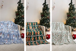 walmart holiday time christmas throws collage