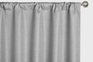 Stock image (close up shot) of the Your Zone Silver Curtain Panel