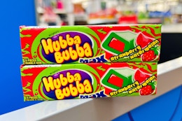 Grab a 5-Piece Pack of Hubba Bubba Gum at Walmart for Only $0.08 card image