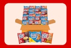 box of chips ahoy cookies on KCL template