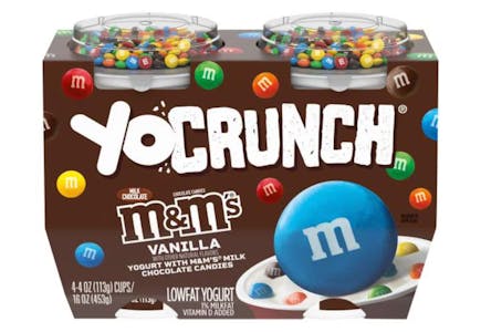 2 Yocrunch Yogurts