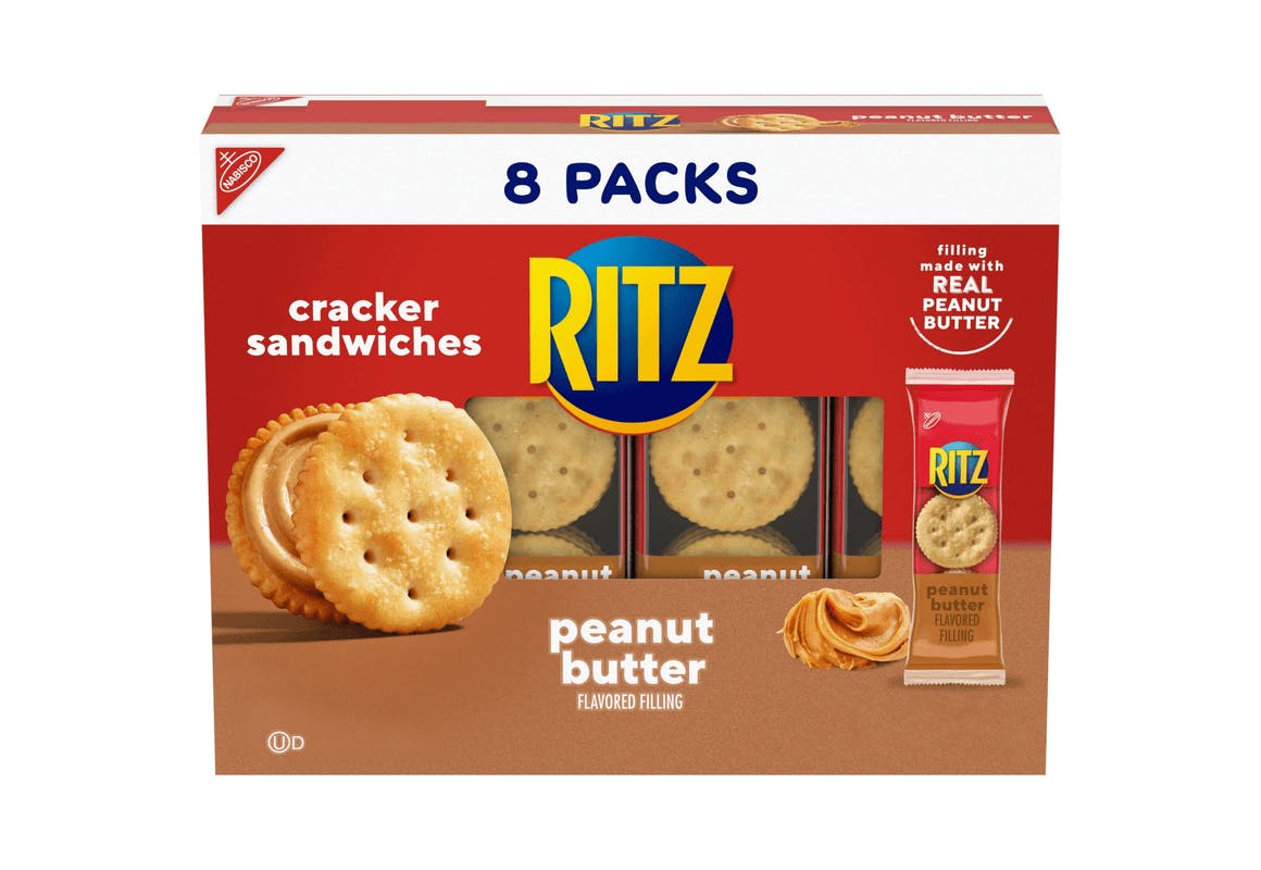 3 Ritz Peanut Butter Crackers 8-Packs