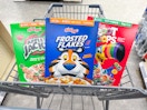 kellogg's cereals in walgreens cart