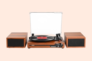Vinyl Record Player with Speakers
