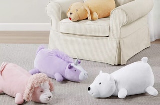 kids plushies with throw blankets