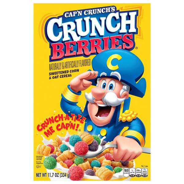 2 Cap'n Crunch's Crunch Berries Cereals