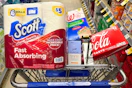 walgreens groceries in shopping cart