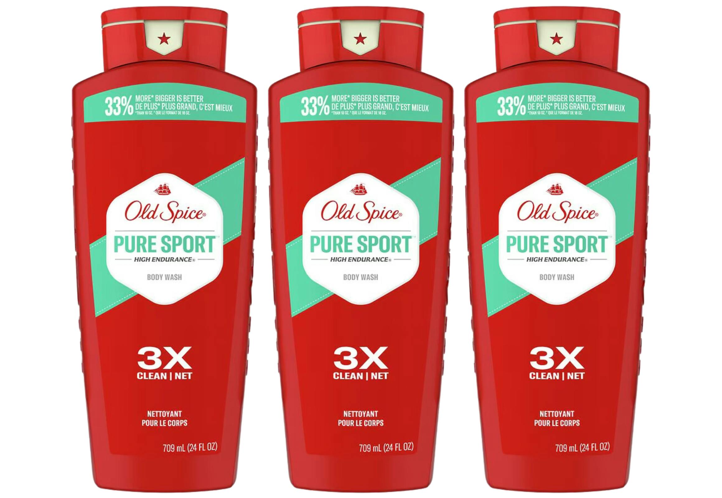 3 Old Spice Body Washes