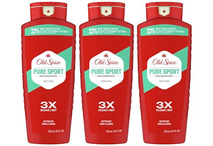 3 Old Spice Body Washes