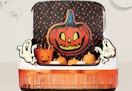 pumpking and ghost trunk or treat set