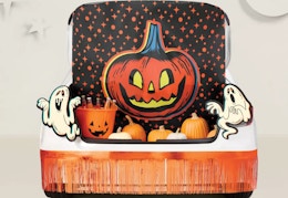 pumpking and ghost trunk or treat set