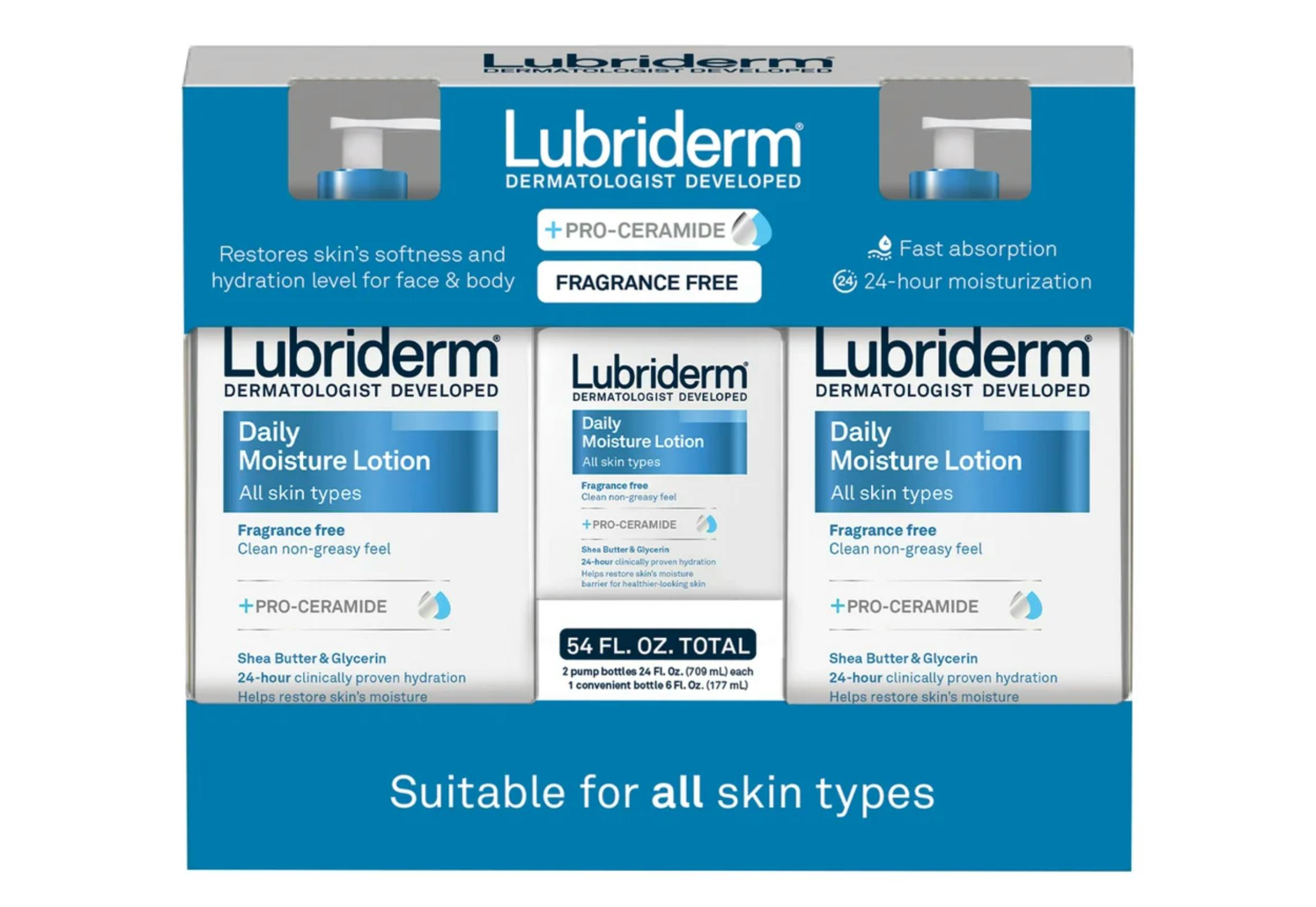 Lubriderm Moisture Lotion Set