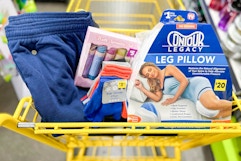 dollar general clearance items in a shopping cart