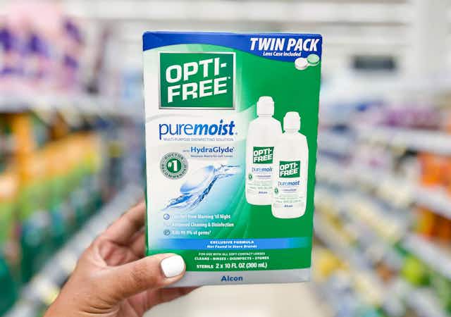 Opti-Free Disinfecting Solution, Only $7.99 at Rite Aid (Originally $20.99) card image