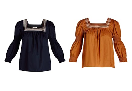 The Pioneer Woman Embroidered Blouse