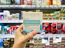 L’Oreal Hydra-Renewal Cream Is Only $1.42 at Walmart After Cash Back card image