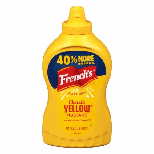 French's Classic Yellow Mustard Bottle