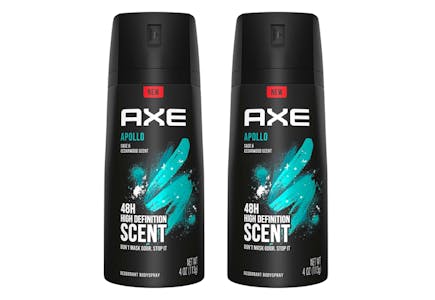 2 Axe Body Sprays