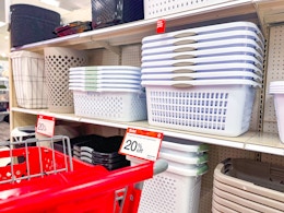 Huge Target Laundry Storage Sale: $1.52 Baskets, $5 Hampers, and More card image