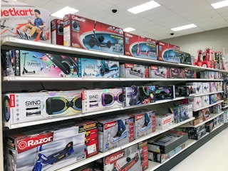 scooter aisle at target