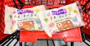 packages of brachs friends-themed conversation hearts in target cart