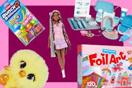 Bunch o Balloons, Barbie, Foil Art, Melissa & Doug, plush