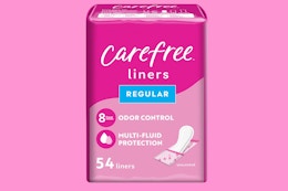 a pack of panty liners