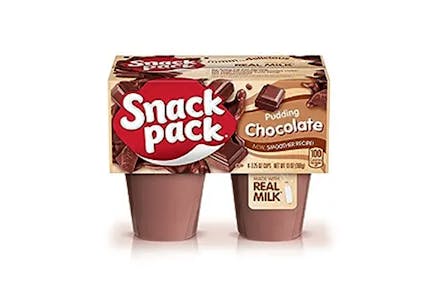 Snack Pack Chocolate Pudding 4-Pack