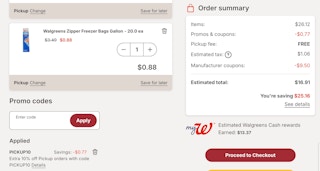 walgreens screenshot haul