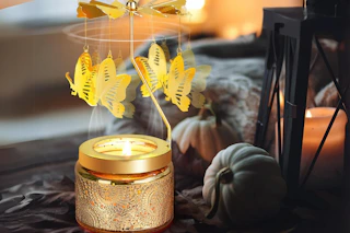 butterfly candle
