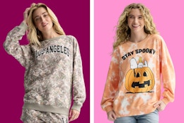 womens graphic pullovers 