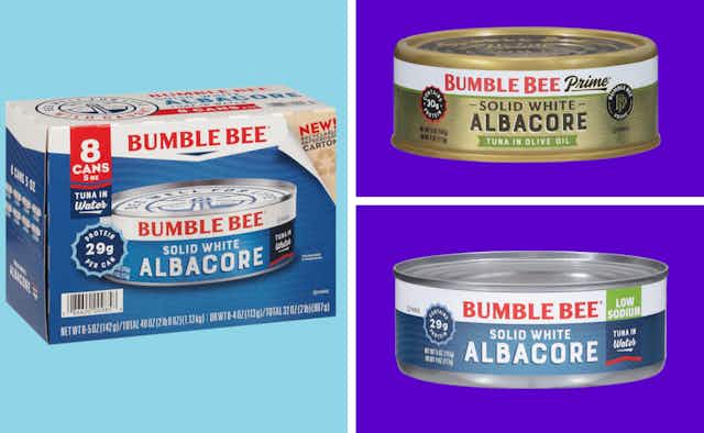 40% Off Bumble Bee Tuna Multipacks With Amazon Coupon card image