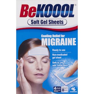 Be Koool Migraine Relief Sheets