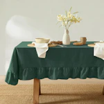 Ruffle Cotton Tablecloth