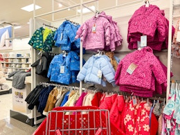 Shop Cat & Jack Children's Puffer Coats Starting at $13.30 at Target card image