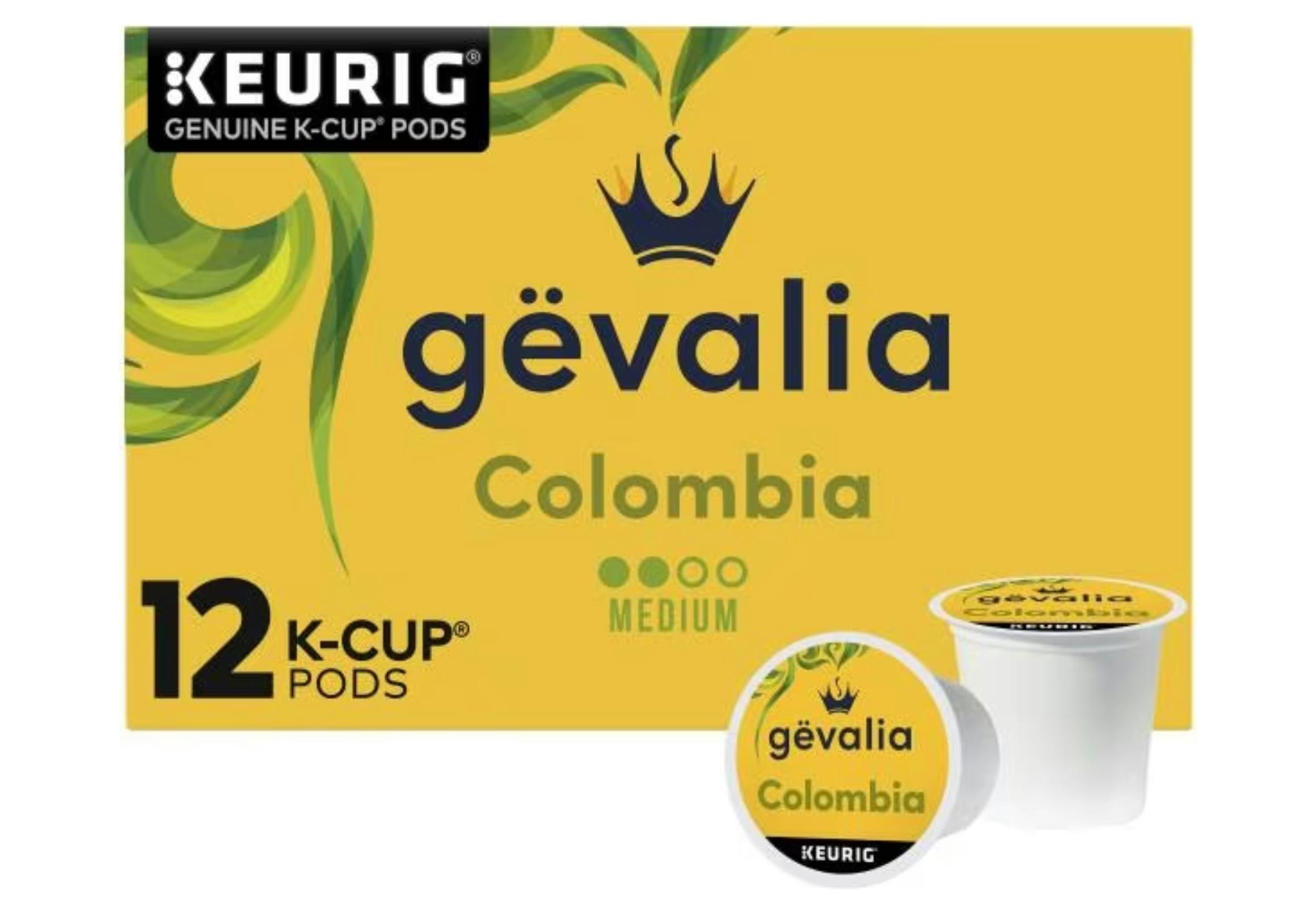2 Gevalia Colombia K-Cup Pods