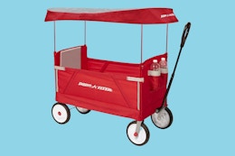 Radio Flyer 3-in-1 Stroller Wagon With Canopy, Now $55 on Amazon (Reg. $110) card image