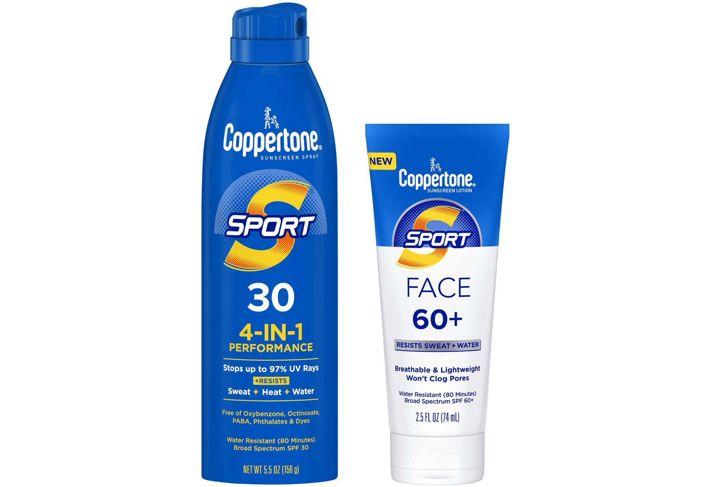 2 Coppertone Sunscreens