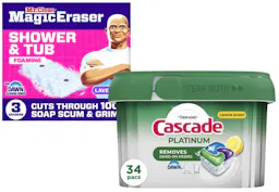 1 Cascade + 1 Mr. Clean