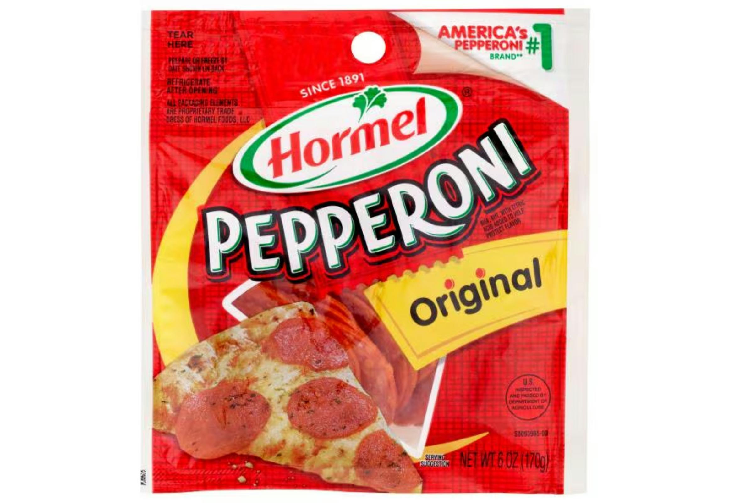2 Hormel Sliced Pepperoni Bags