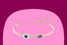 Swarovski Evil Eye Bangle Bracelet, Now $69 on Amazon card image