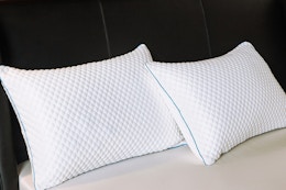 Standard-Size Cooling Pillow 2-Pack, Just $29.39 on Amazon card image