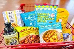 trader joes items in shopping cart
