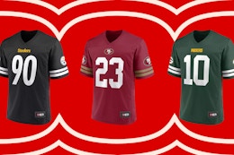 3 nfl men's jerseys side by side