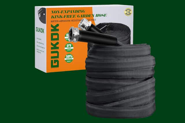Non-Expanding 50-Foot Garden Hose, Just $23.79 on Amazon card image