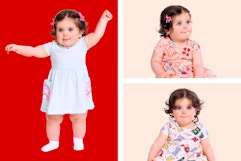 Character Baby Dress & Cover Set (3 stock photos)