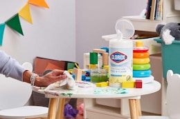 3-Pack of Clorox Free & Clear Compostable Wipes, Only $14.44 for Prime Day card image
